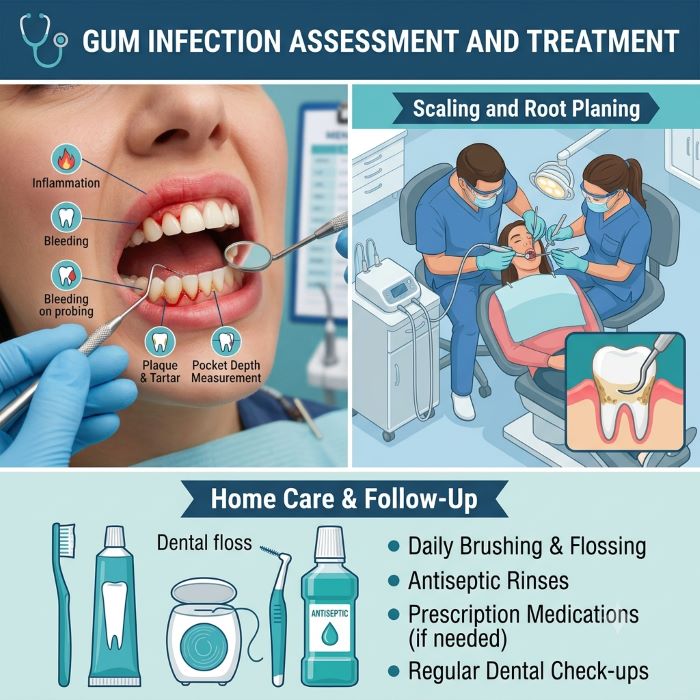 Gum Infection Assessment and Treatment At Semara Clinic
