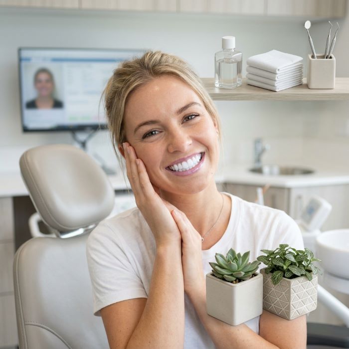 In-clinic teeth whitening at SMERA Clinic Solapur