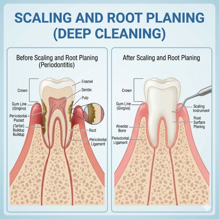 Scaling and Root Planing At Semara Clinic